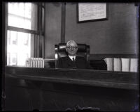 Judge Hugh J. Crawford, Los Angeles, 1920s 