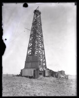 Oil well, Brawley, 1920s
