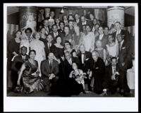 Wives of Sigma Phi Alpha fraternity members at Moulin Rouge, Los Angeles, 1945