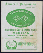 Souvenir Programme: Production Car & Motor Cycle Meeting