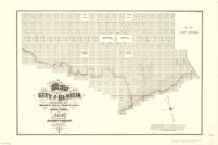 Map of the city of Benicia founded by Mariano G. Vallejo, Thomas O. Larkin & Robert Semple, 1847.
