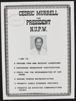 Cedric Murrell for President N.U.P.W.