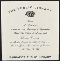 Public Library: Opening Ceremony