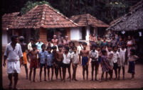 Chummar Choondal and residents of his village, Chettupuzha (India), 1984