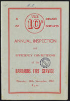 Annual Inspection and Efficiency Competitions of the Barbados Fire Service