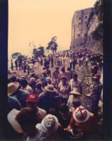 Tourists from a cruise ship visit the Citadelle in the early 1970s