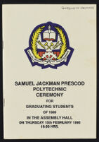 Samuel Jackman Prescod Polytechnic Ceremony for Graduating Students of 1989