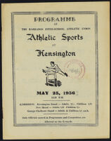Programme of the Barbados Inter-School Athletic Union Athletic Sports 1956