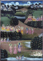 Rama in Valmiki's ashrama