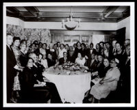 Pre-dedication banquet for the dedication of Frederick Roberts Park in his honor, Los Angeles, 1957