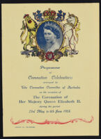 Programme of Coronation Celebrations for Her Majesty Queen Elizabeth