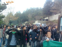 تظاهرات در دانشگاه شهید بهشتی