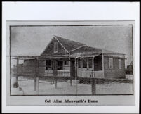 Residence of Colonel Allen Allensworth, Allensworth, 1908-1914