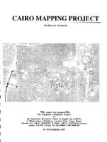 Historic Cairo Architectural Mapping: Report