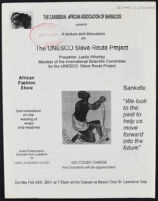 The UNESCO Slave Route Project: Lecture by Leslie Atherley