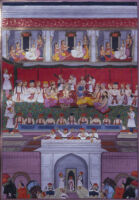 Dasharatha's queens; Bharata seeking permission of Vasishtha to go to Rama