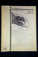 Coopération Technique Entre Pays en Développement (CTPD)-Information n° 11 oct- décembre 1981