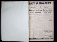 Sauti Ya Mwafrika 1965 no. 171.