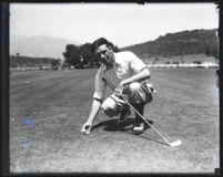 Golfer Fay Coleman, Los Angeles, 1931