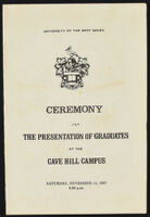 1987 Ceremony for the Presentation of Graduates at the Cave Hill Campus