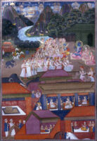 Rama consoling Bharata