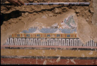 Existing conditions of rekhyt frieze before conservation