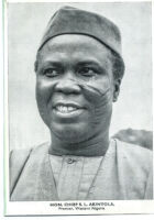 Hon. Chief S. L Akintola, Premier Western Nigeria