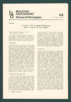 Boletim Diocesano, Edição 54, Junho 1973
