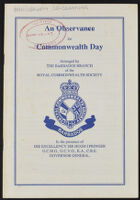 Observance for Commonwealth Day