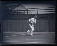 Tennis player Johnny Doeg, Los Angeles, 1930s