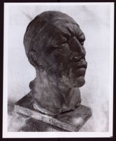 Bust of a man by Beulah Woodard, 1935-1955