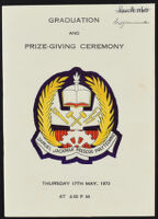 1973 Samuel Jackman Prescod Polytechnic Graduation and Prize-Giving Ceremony