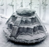 Miniature Stupa At Tepe Sardar; Ghazni, Ghazni Province