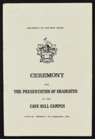 1972 Ceremony for the Presentation of Graduates at Cave Hill Campus