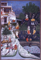 Shiva sending Garuda to Kakabhusundi
