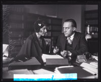 Actress Sally Blane and attorney Max E. Utt, Los Angeles County, 1927