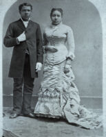 Richmond Logan and Lilla Ellen Bowser Logan, Red Bluff, 1880s