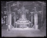 City of Fresno exhibit at a fruit exposition, Alhambra, 1926