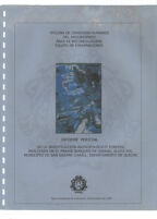 Report of the forensic anthropological investigations carried out in El Paraje Bosques de Sibiná, village Xix, municipality of San Gaspar Chajul.