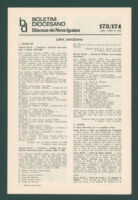 Boletim Diocesano, Edição 173/174, Junho/Julho 1983