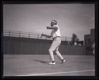 Tennis player Tom Bundy, Los Angeles, 1920s
