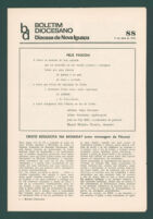 Boletim Diocesano, Edição 88, Abril 1976