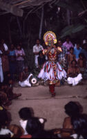 Ottan Thullal - B. C. Balachandar concludes his performance, Ayamkudy (India), 1984