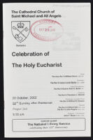 Celebration of the Holy Eucharist
