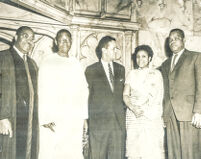A Photograph of Dr. Azikiwe with Four Persons