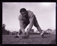 USC football player Jeff Cravath, Los Angeles, 1924-26
