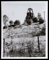 Mining shaft in gold rush country, a site visited by Charles Alston and Hale Woodruff during the Golden State Mutual mural research tour, California, 1948