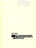 Canadian enquiry in to human rights in Chile