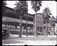 Lincoln School under restoration, Santa Barbara, 1920-1934
