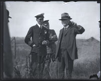 Prince Axel of Denmark with  Frank S. Daggett, Director of the County Museum of History, Science, and Art, Los Angeles, 1918